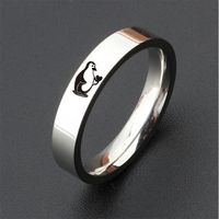Fashion Penguin Stainless Steel Rings 1 Piece main image 3