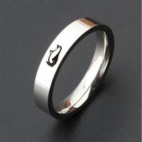 Fashion Penguin Stainless Steel Rings 1 Piece main image 2