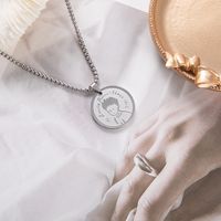 Cute Cartoon Character Stainless Steel Pendant Necklace 1 Piece main image 3