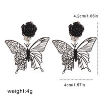 1 Pair Retro Flower Butterfly Alloy Women's Ear Clips main image 5