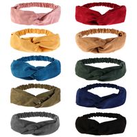 Fashion Bow Knot Cloth Pleated Hair Band 1 Piece main image 1