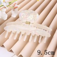 Fashion Solid Color Acetic Acid Sheets Hollow Out Hair Claws 1 Piece sku image 80
