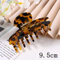 Fashion Solid Color Acetic Acid Sheets Hollow Out Hair Claws 1 Piece sku image 22