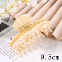 Fashion Solid Color Acetic Acid Sheets Hollow Out Hair Claws 1 Piece sku image 79