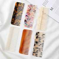 Casual Marble Acetic Acid Sheets Hair Combs main image 6