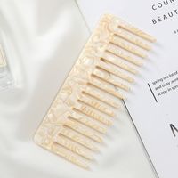 Simple Style Marble Acetic Acid Sheets Hair Combs 1 Piece sku image 3