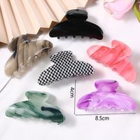 Fashion Stripe Acetic Acid Sheets Hair Claws 1 Piece main image 6