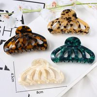 Fashion Color Block Acetic Acid Sheets Hollow Out Hair Claws 1 Piece main image 1