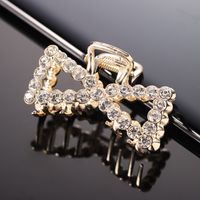 Simple Style Solid Color Alloy Inlay Rhinestones Hair Claws 1 Piece sku image 6