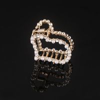 Simple Style Solid Color Alloy Inlay Rhinestones Hair Claws 1 Piece sku image 15