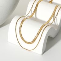 Fashion Geometric Titanium Steel Plating Pendant Necklace 1 Piece sku image 3