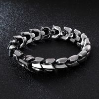 Hip-hop Geometric Titanium Steel Plating Bracelets 1 Piece main image 2