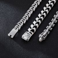 Hip-hop Geometric Titanium Steel Plating Bracelets 1 Piece main image 4