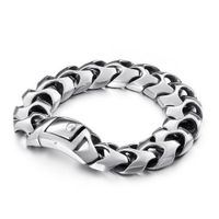 Hip-hop Geometric Titanium Steel Plating Bracelets 1 Piece sku image 11