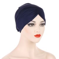 Women's Simple Style Solid Color Eaveless Beanie Hat sku image 2