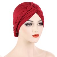 Women's Simple Style Solid Color Eaveless Beanie Hat sku image 5