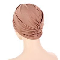 Women's Simple Style Solid Color Eaveless Beanie Hat main image 4