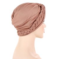 Women's Simple Style Solid Color Eaveless Beanie Hat main image 2