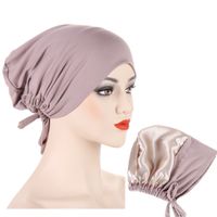 Women's Simple Style Solid Color Eaveless Beanie Hat sku image 10