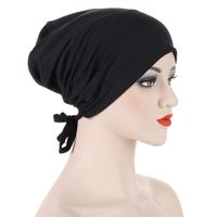 Women's Simple Style Solid Color Eaveless Beanie Hat main image 2