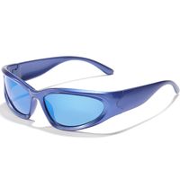 Rétro Ca Miroir De Forme Spéciale Plein Cadre Sport Lunettes De Soleil sku image 4