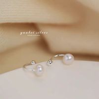 1 Paar Elegant Geometrisch Legierung Überzug Künstliche Perlen Frau Ohrringe sku image 2
