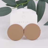 1 Pair Simple Style Round Arylic Women's Earrings sku image 4