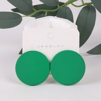 1 Pair Simple Style Round Arylic Women's Earrings sku image 12