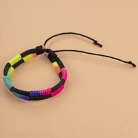 1 Piece Fashion Geometric Pu Leather Nylon Thread Wax Line Unisex Bracelets main image 5