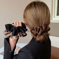 Sweet Solid Color Cloth Hair Tie main image 1