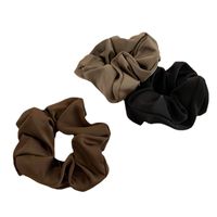 Sweet Solid Color Cloth Hair Tie main image 3