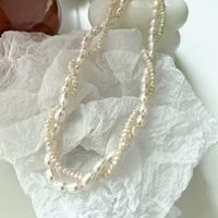 Fashion Geometric Pearl Beaded Necklace 1 Piece main image 5