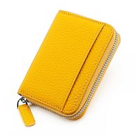 Unisex Einfarbig Leder Reißverschluss Brieftaschen sku image 10