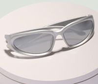 Retro Ac Special-shaped Mirror Full Frame Sports Sunglasses main image 2