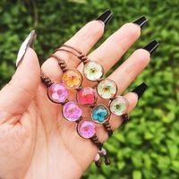 1 Piece Fashion Flower Glass Rope Women's Bracelets main image 6