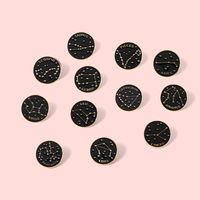 Fashion Constellation Alloy Plating Unisex Brooches main image 1
