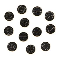 Fashion Constellation Alloy Plating Unisex Brooches main image 5