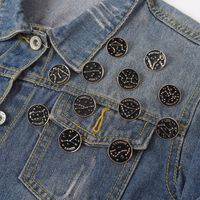 Fashion Constellation Alloy Plating Unisex Brooches main image 2