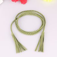 Casual Geometric Korean Velvet Tassel Women's Woven Belts 1 Piece sku image 1