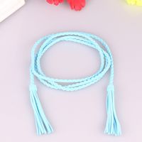 Casual Geometric Korean Velvet Tassel Women's Woven Belts 1 Piece sku image 8