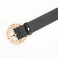 Cute Sweet Solid Color Pu Leather Alloy Plating Women's Leather Belts 1 Piece main image 5