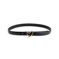 Casual Heart Shape Pu Leather Alloy Plating Women's Leather Belts 1 Piece main image 3
