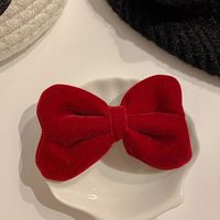 Cute Bow Knot Cloth Patchwork Hair Clip 1 Piece sku image 1