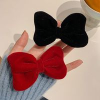 Cute Bow Knot Cloth Patchwork Hair Clip 1 Piece main image 1