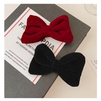 Cute Bow Knot Cloth Patchwork Hair Clip 1 Piece main image 3