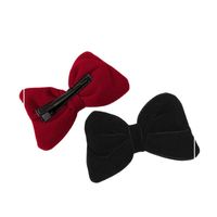 Cute Bow Knot Cloth Patchwork Hair Clip 1 Piece main image 2