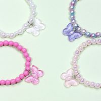 Einfacher Stil Schmetterling Kunststoff Perlen Kinder Armbänder main image 5