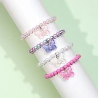 Style Simple Papillon Plastique Perlé Enfants Bracelets main image 6