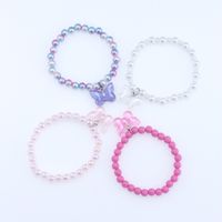 Simple Style Butterfly Plastic Beaded Kid's Bracelets main image 4