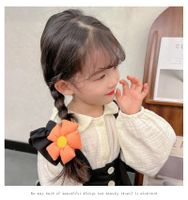 Simple Style Flower Cloth Patchwork Hair Tie 1 Piece main image 2